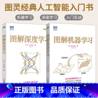 [正版]套装2本图解深度学习+图解机器学习 ai人工智能算法书籍chatgpt自然语言处理技术书 深度学习入门机器学习