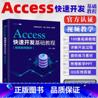 [正版]张志 Access快速开发基础教程 视频案例精讲 Access数据库管理开发office办公软件自动化应用从入