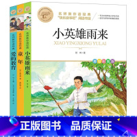 名师教你读经典(6年级上册)(共3本) [正版]小英雄雨来+童年+爱的教育 名师教你读经典 快乐读书吧阅读书目