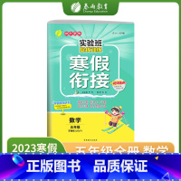 数学 小学五年级 [正版]2023实验班提优训练寒假衔接五年级数学苏教版JSJY提优训练册衔接上下学期阅读训练能力巩固提