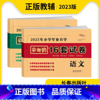 语文数学[套装] 小学升初中 [正版]2023年小学毕业升学必做的16套试卷语文数学(2本套)小学毕业考试卷模拟试卷小学