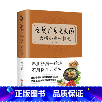 [正版]会煲广东老火汤大病小病一扫光 四季健康养生汤经典广东汤老火靓汤菜谱粤菜煲汤营养药膳炖汤煨汤书籍广州靓汤四季糖水