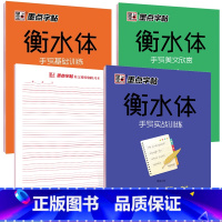 [正版]共3本墨点字帖衡水体手写基础训练手写实战训练手写美文欣赏字帖中学英语字帖手写印刷体钢硬笔英文字帖衡水体初高中英