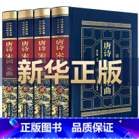 [正版]唐诗宋词元曲鉴赏全集全套4册 中国古诗词全集诗经唐诗三百首宋词全唐诗词大会赏析大全鉴赏诗经辞典诗集文学读物书籍