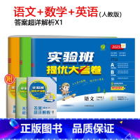 [人教版]语文+数学+英语(适合3起点学生) 三年级上 [正版]2023秋实验班提优大考卷一二三四五六年级上下册语数英全