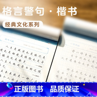 [正版]字帖楷书练字高中小学儿童钢笔字帖成年楷书硬笔书法字帖大学生硬笔书法练字本荆霄鹏楷书大开本格言警句楷书入门基础训