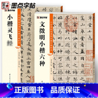 [正版]文徽明小楷六种灵飞经小楷2册帖高清彩色精印解析本馆藏珍本原碑帖毛笔字帖软笔书法练字帖软笔临摹碑帖教学视频成人练