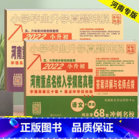 语数英真题卷[河南专版] 小学升初中 [正版]百校联盟小升初真题卷小考重点中学入学招生分班真卷精选