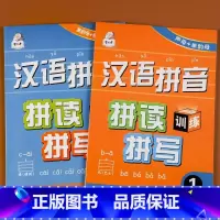 [全2册]拼读拼写专项训练 [正版]汉语拼音拼读训练专项练习册3-6-10岁儿童幼儿园学前识字拼音描红本声母韵母基础训练