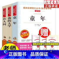 [全3册]童年+在人间+我的大学 [正版]高尔基三部曲全3册童年在人间我的大学 青少版初中生中小学生课外阅读书籍必读名著