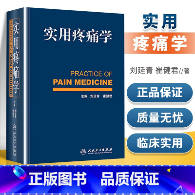 [正版] 实用疼痛学 刘延清 疼痛学诊疗书籍 疼痛科骨科麻醉科诊疗书籍 神经内科康复科医师参考工具书 临床医学 人民卫