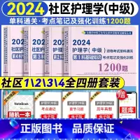 [正版]2024新版主管护师社区护理学中级资格考试单科通关考点笔记及强化训练1200题 卫生资格考试模拟试卷习题集主管