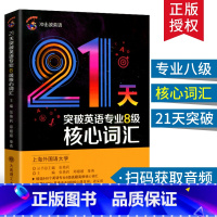 [正版]2023英语专八词汇 冲击波英语专业8级21天核心词汇 冲击波专八单词 专8真题高频核心词汇书 TEM8词汇训