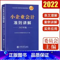 小企业会计准则讲解 [正版]2022小企业会计准则讲解 小企业会计准则讲解编审委员会 培训用书 条文理解案例讲解 小企业