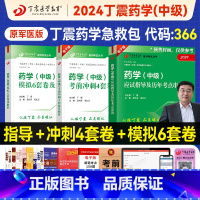 [正版]丁震医学2024备考主管药师应试指导与历年考点串讲考前冲刺4套卷模拟5套卷全套药学中级历年真题模拟试卷练习题库