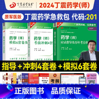 [正版]2024年备考丁震医学初级药师应试指导与历年考点串讲考前冲刺4套卷模拟5套卷全套药学师历年真题模拟同步练习题库