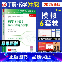 [正版]丁震医学2024新版主管药剂师考试模拟6套卷解析全套药学中级卫生专业资格历年真题模拟试卷同步练习题库药师考试急