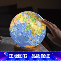 [正版]滚珠万向AR地球仪 25cm办公室摆件客厅摆设 儿童学生用3d立体悬浮带灯发光礼品 中英文世界地球仪无浮雕滚珠