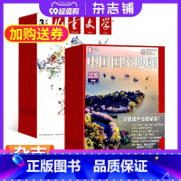 [正版]儿童文学少年版加中国国家地理杂志组合 2024年1月起订 共24期杂志铺 文学文摘 人文地理自然科学地理 区