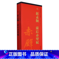 [正版]元赵孟頫前后赤壁赋(共2册)/传世碑帖大字临摹卡