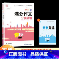 满分作文分类精编 小学升初中 [正版]2024新版通城学典小升初满分作文分类精编人教版六年级升初一满分作文素材高分范文精