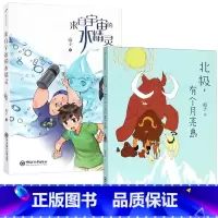 [正版]全2本北极有个月亮岛 来自宇宙的水精灵/霞子著小学生三四五六年级课外书故事书睡前故事图画书绘本儿童文学