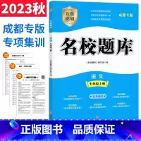 七年级上 [正版]成都市名校题库七年级语文上册人教版b卷突破名校题库七上语文期中期末考试真题模拟测试卷初中7年级初一语文