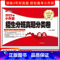 [正版]2023版 全国百所著名中学 2022年小升初招生分班真题分类卷 语文 2023小考夺冠 各版本适用 演练3年