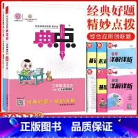 [正版]2023秋版荣德基典中点三年级语文数学 上册R人教版全2本小学生综合应用创新题典点3年级上册同步练习册课时作业