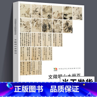 [正版]大尺寸8开 文徵明山水册页 中国高等艺术院校教学范本作品集毛笔传统水墨绘画行书书法飞白真迹原画高清印刷临摹赏析