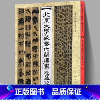 [正版]大开本8开北京大学藏秦代简牍书迹选粹 出土文献研究所秦隶古秦简牍精选名迹字帖精编集字研究睡虎地云梦秦简牍编历史