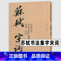 [正版]大尺寸8开 苏轼书法集字宋词 水调歌头定风波赤壁怀古李清照欧阳修诗词 中国历代书法名家作品集字 行书毛笔书法字