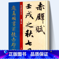 [正版]8开放大本赵孟頫书前后赤壁赋 经典碑帖放大本 孙宝文著 赵孟頫墨迹本高清印刷原贴彩色放大繁体旁注 行书毛笔书法