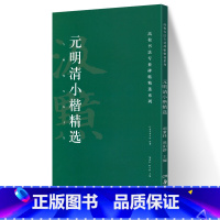 [正版]元明清小楷精选 高校书法专业碑帖精选系列 历代精品碑帖中国碑帖名品软笔毛笔临摹本释文译注原碑帖拓本字贴经典碑帖