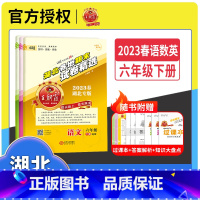 [2023春下册]语文+数学+英语(人教版) 小学六年级 [正版]湖北专版2023版试卷湖北各地期末试卷精选六年级上下册