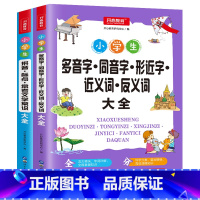 拼音·标点+多音字大全2本套装 小学通用 [正版]小学生知识点大全拼音·标点·常考文学常识大全+多音字·同音字·形近字·