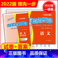 2022中考一模 语文 [试卷+答案] 九年级/初中三年级 [正版]2022年版上海中考一模卷语文试卷+答案领先一步文化