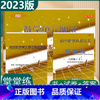 单元测试+堂堂练+答案 六年级下 [正版]新版2023年数学堂堂练六年级下初中数学双基过关堂堂练+单元测试光明6年级下/