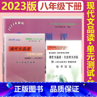 文言诗文点击 (书+卷+答案) 八年级下 [正版]2023版现代文品读文言诗文点击八年级下册书试卷答案初二8下第二学期配