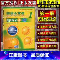 [正版]新概念英语1 同步练习A+B 新概念 第一册同步练习 含参考答案 英语初阶 北京教育出版社 新概念英语配套辅