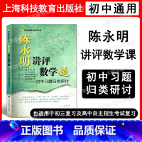 陈永明讲评数学题 初中习题归类研讨 初中通用 [正版]陈永明数学教学丛书 数学教学中的语言问题+逻辑问题+陈永明评议教学