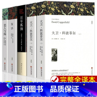 大卫科波菲尔+百年孤独+复活+老人与海 [正版]大卫科波菲尔 上下册中文无删减共1072页高中高一阅读名著世界十大名著原