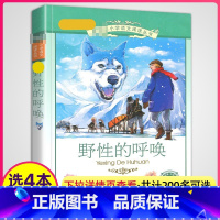 [正版]4本28元野性的呼唤彩图注音版小学生人教课外书籍经典名著儿童故事图书带拼音巴克召唤互换呼吸彩绘3三四5五6六年