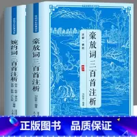 [正版]全2册豪放词+婉约词三百首注析原著无删减中小学生青少年唐诗宋词元曲原文译文注释古诗词鉴赏大全词典国学经典书