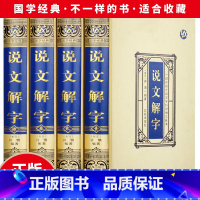 [正版]绸面精装 说文解字原版许慎4册 语言文字图解说文解字段玉裁注部首通论说文解字详解部首咬文嚼字文字汉字研究工具书