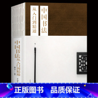 [正版]中国书法从入门到精通 书法教程中国书法大全 书法大字典 颜真卿欧阳询楷书行书草书篆书隶书毛笔字帖楷体大全集书法