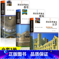 [正版]3册图说世界著名教堂建筑大学全球有代表性的各式经典伟大的建筑教堂建筑的概况结构特点特色和功能揭秘中外名建筑书籍