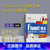 [正版]Fluent 19.0流体仿真从入门到精通 Fluent 流体仿真 几何模型 网格划分 流体力学