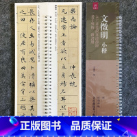 [正版]经典碑帖近距离临帖摹字练习卡 文征明 小楷 說常清靜 雜書冊 老子列传便携式 文徵明 近距离字卡 说常清静 老