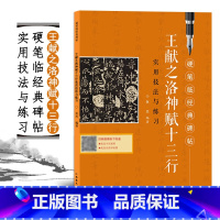 [正版] 硬笔临经典碑帖王献之洛神赋十三行实用技法与练习 钢笔楷书练字帖 小楷名篇书法学习 硬笔钢笔书法 硬笔临古帖